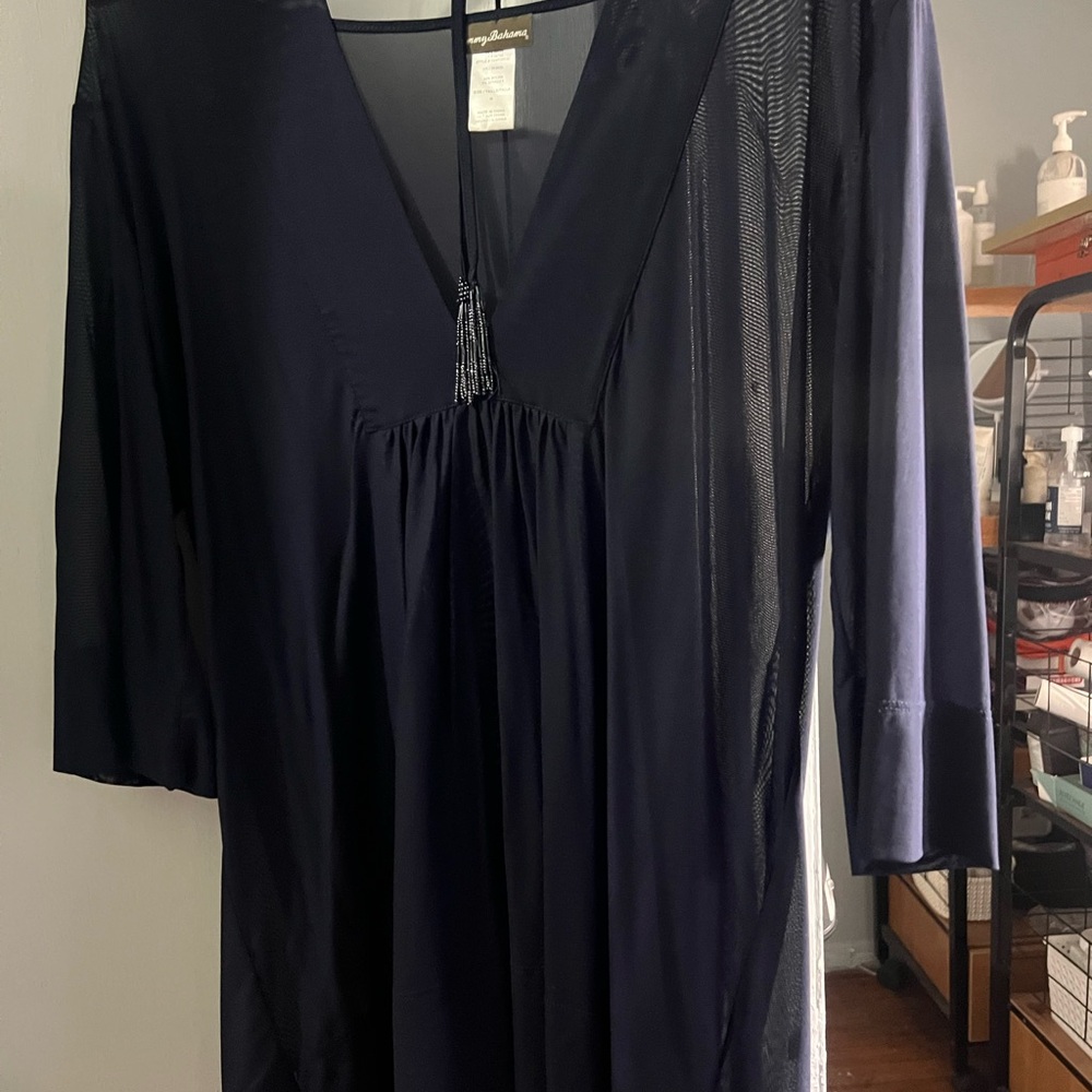 Tommy Bahama Black Swim Coverup